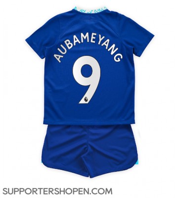 Chelsea Aubameyang #9 Hemmatröja Barn 2022-23 Kortärmad (+ korta byxor)